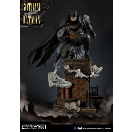 Batman Arkham Origins socha 1/5 Gotham By Gaslight Batman Black Version 57 cm